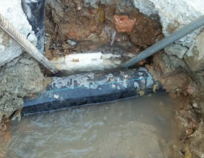 青山测漏水之水管漏水